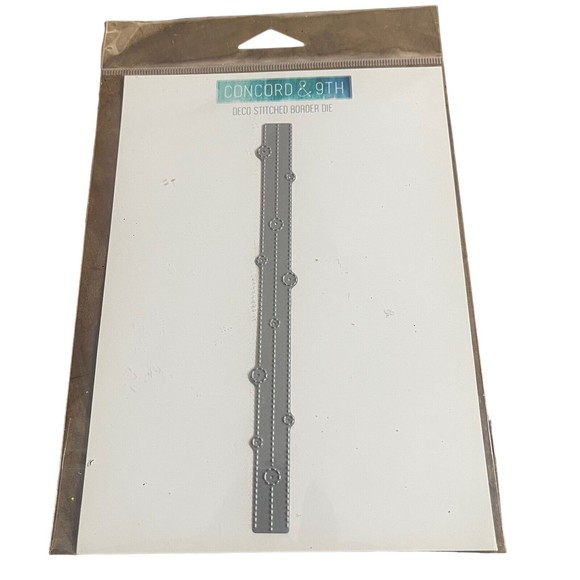 Concord & 9th Dies Deco Stitch Border Model 10566 2019 USA New - Picture 1 of 4